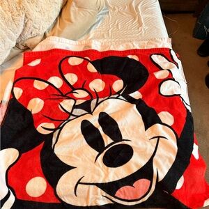 Red and Black Minnie Mouse Swim Towel from Disney Store